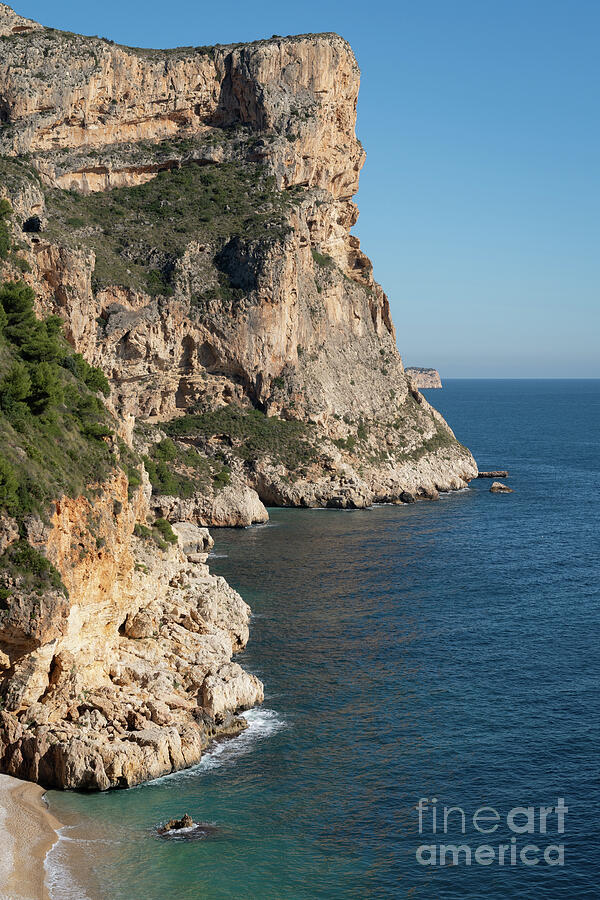 Cliffs On The Mediterranean, Morro Falqui Photograph