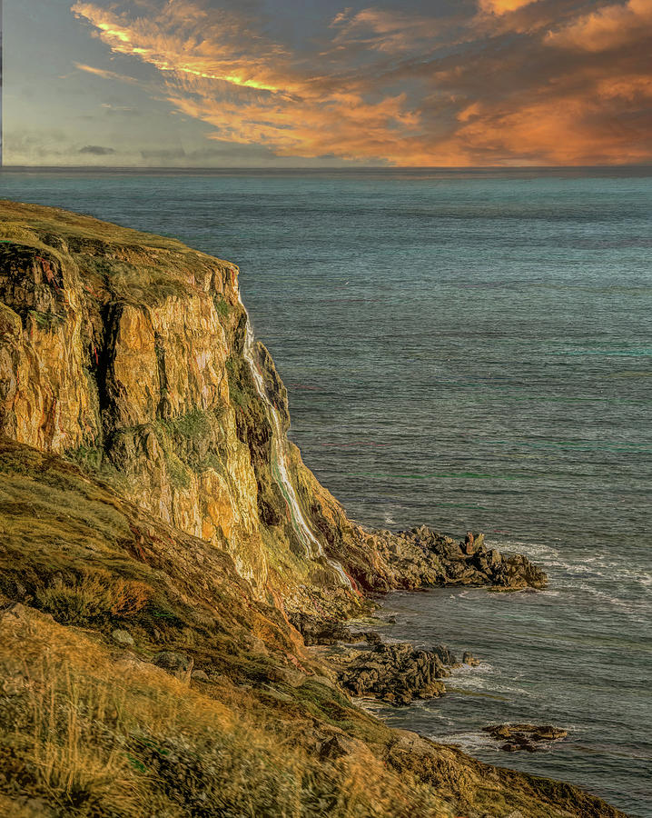 Cliffside Along Icelands Northern Coast Photograph by Marcy Wielfaert