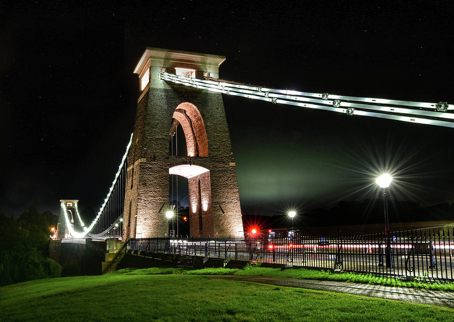 Bristol Digital Art - Clifton Suspension Bridge by Alex Hardie