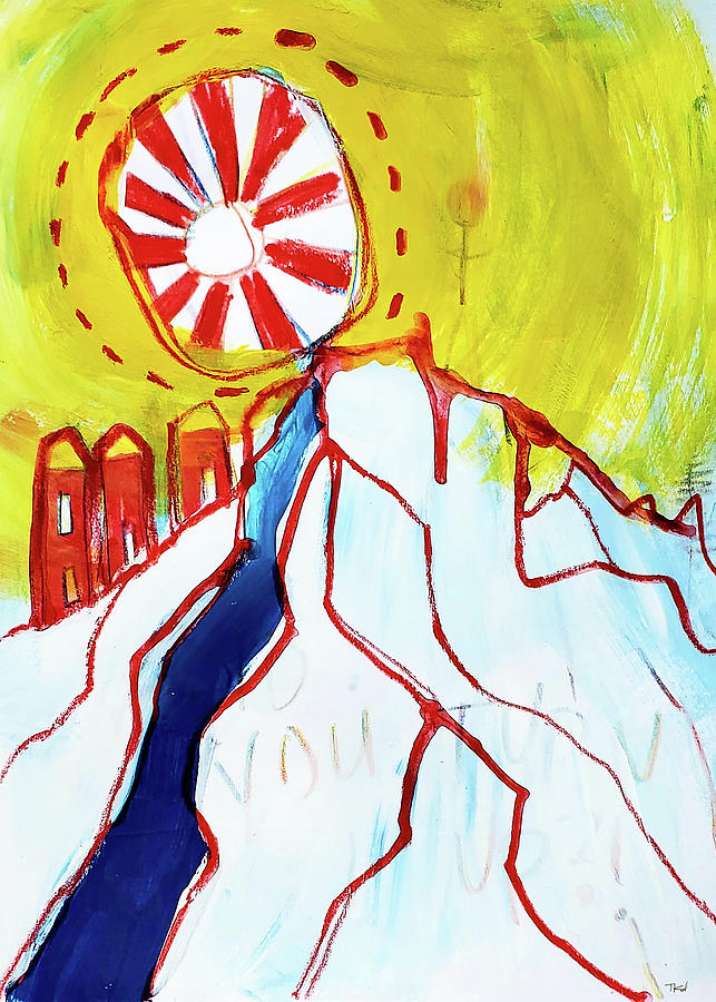 Climber Painting by Tonya Doughty