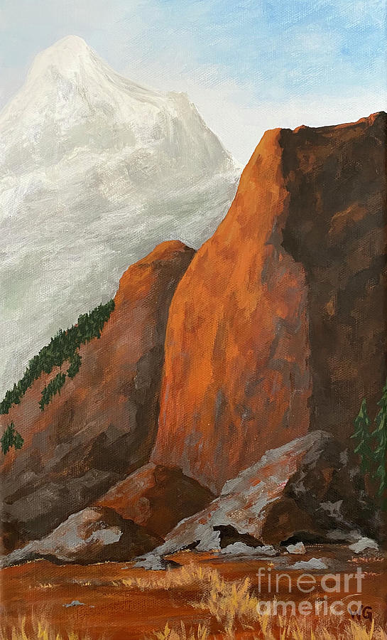 Climbers Delight Painting by Wendy Golden