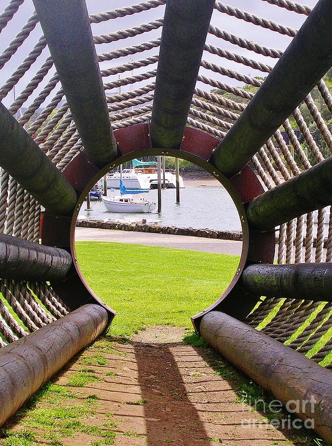 Play Area Photograph - Climbing Cone by Lesley Evered