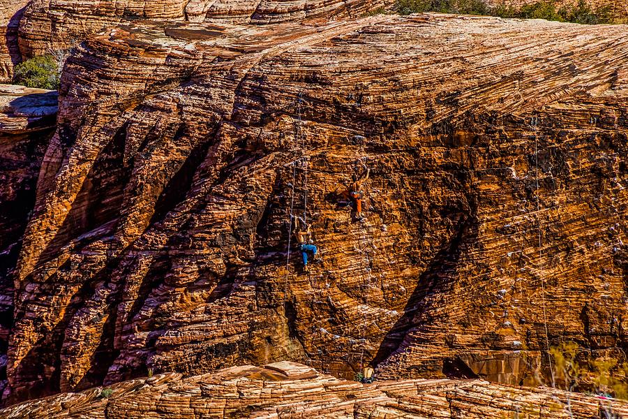 Climbing Dudes Photograph by Rodney Lee Williams