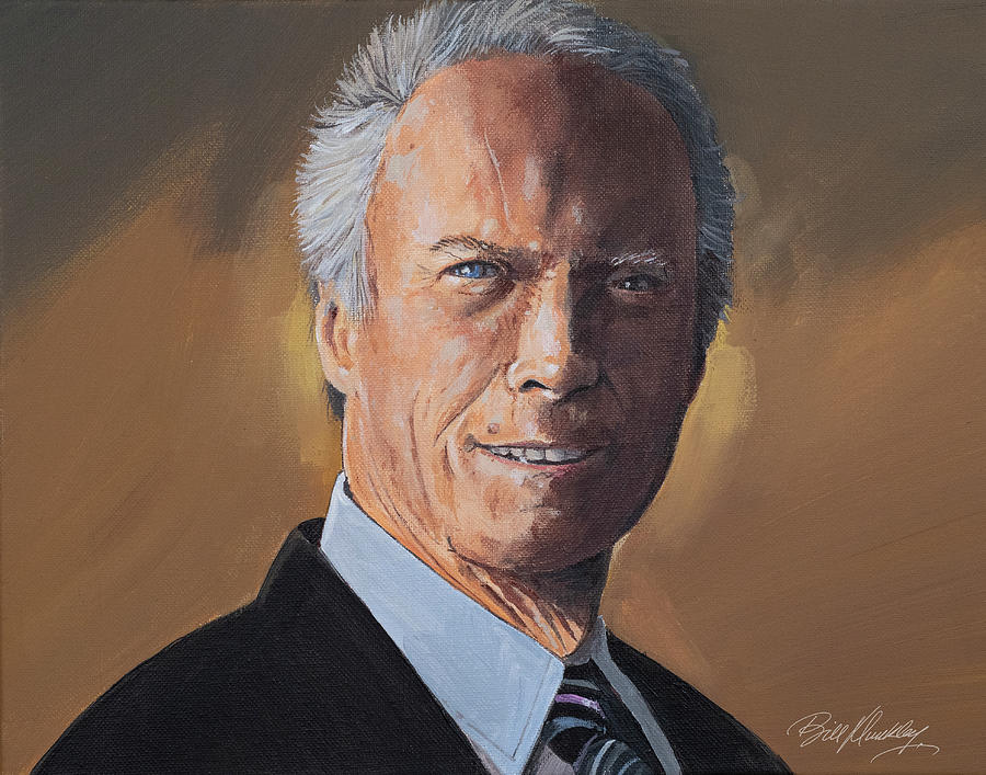 Clint Eastwood Painting by Bill Dunkley - Fine Art America