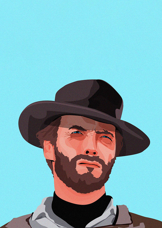 clint eastwood T-Shirts western movie Poster classic movie Sticker ...