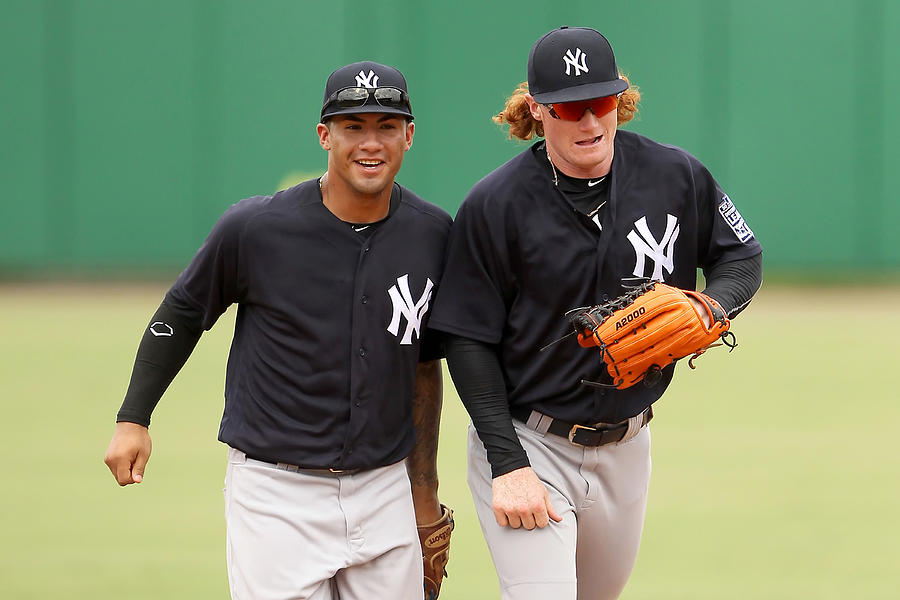 Clint Frazier and Gleyber Torres Photograph by Icon Sportswire