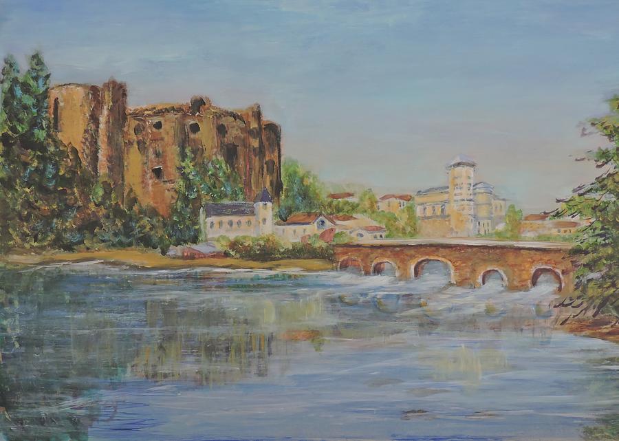Clisson France Painting by Katalin Luczay