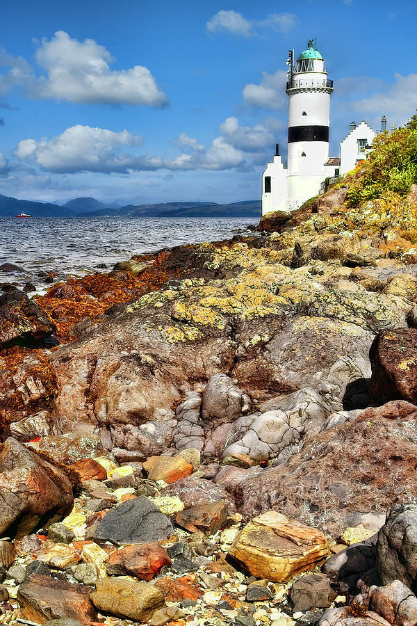 Cloch Lighthouse Scotland Photograph by Marcia Colelli - Pixels