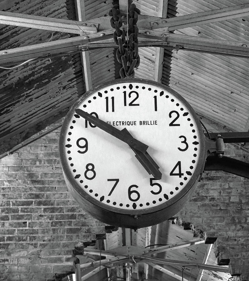 Clock At the Chelsea Market Photograph by Dave Mills
