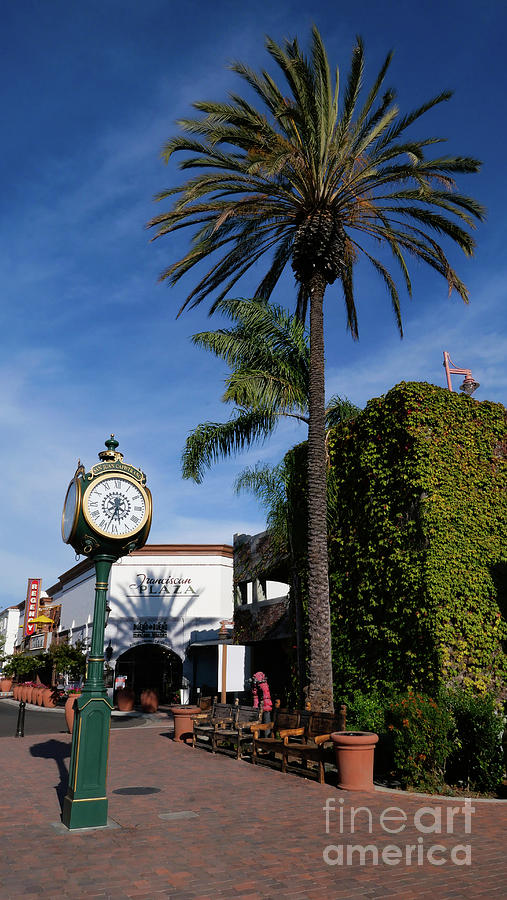 Clock in San Juan Capistrano Photograph by Nina Prommer