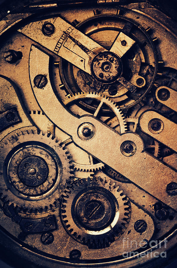 Clock mechanism Photograph by Jelena Jovanovic