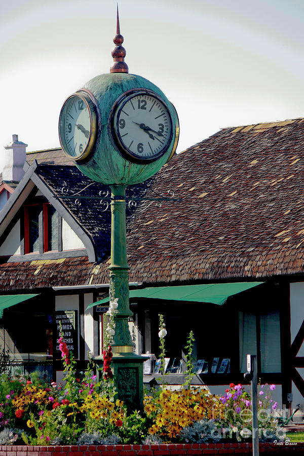 Clock of Solvang Photograph by Ivete Basso Photography