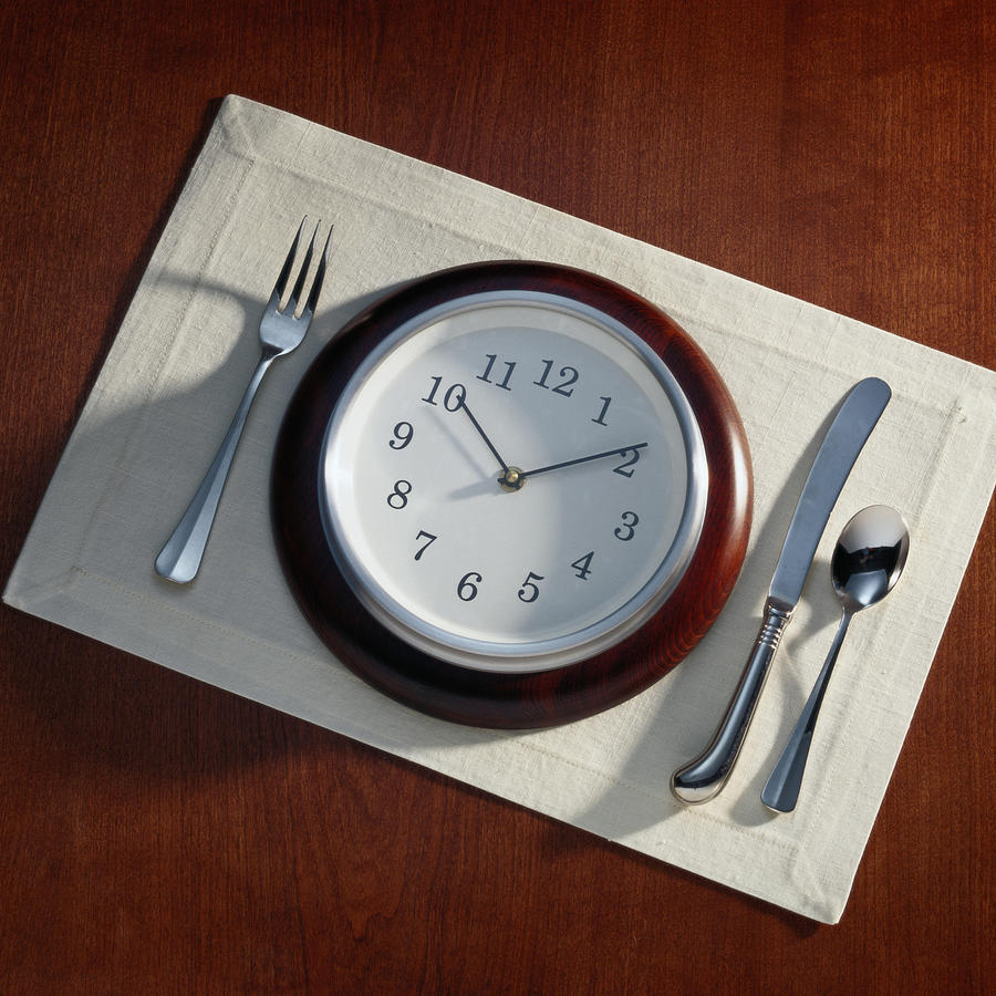 Clock Place Setting Photograph by Photodisc