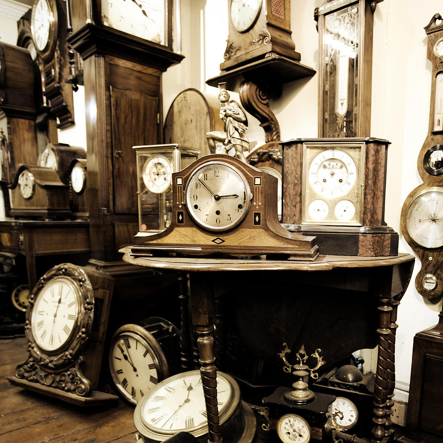 Clock shop Photograph by Urbancow