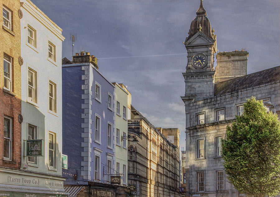 Clock Tower of Dublin Photograph by Marcy Wielfaert