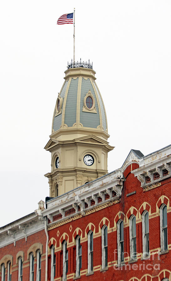 Clock Tower of Logan County Courthouse Bellefontaine Ohio 3875 ...