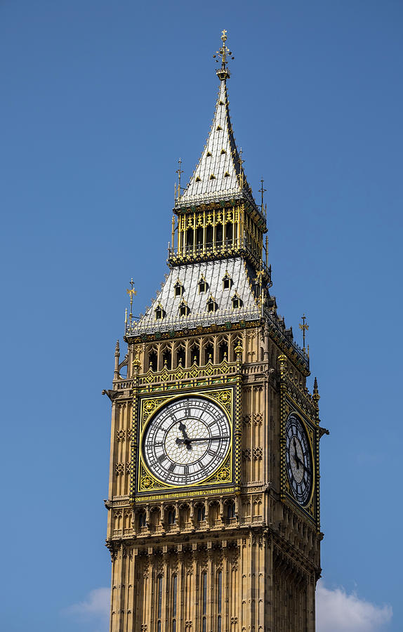 Clock Tower of the Palace of Westminster Photograph by David L Moore