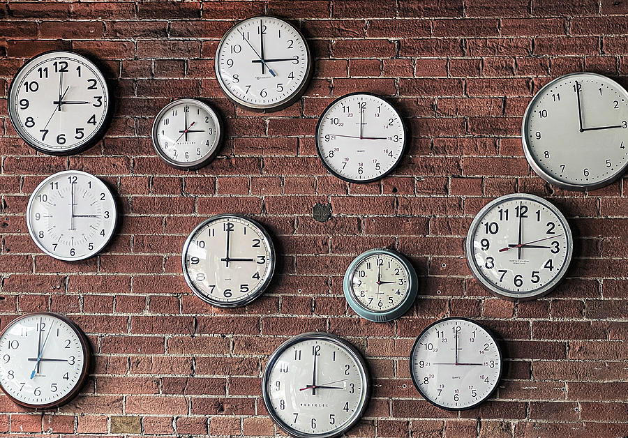 Clock Photograph - Clocks by Matthew Bamberg