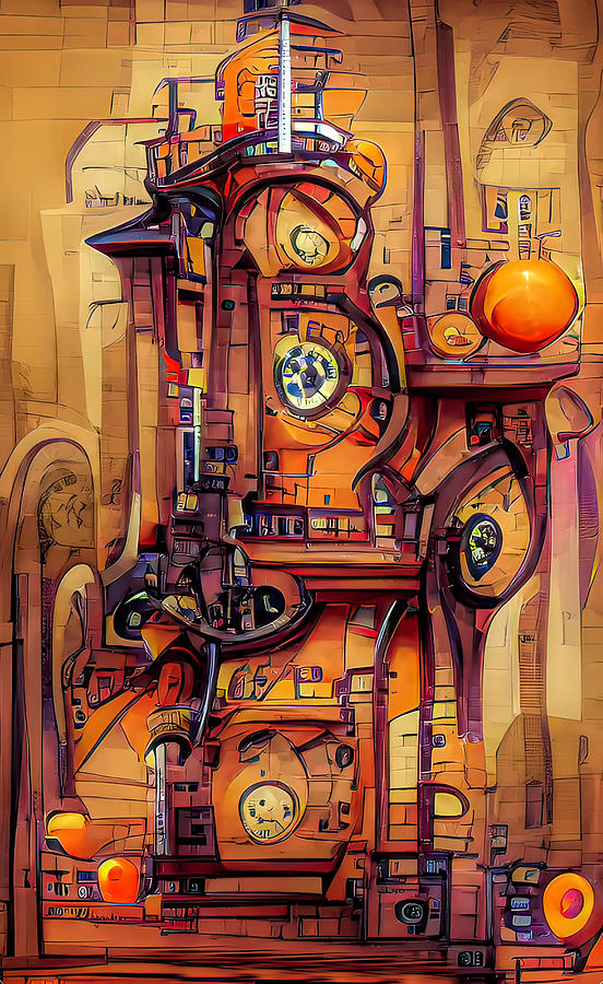 Clockwork Orange 2 Digital Art by Floyd Snyder
