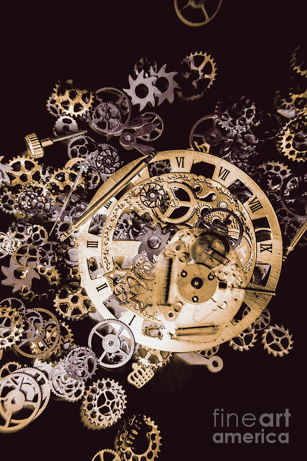 Clockwork pops Digital Art by Jorgo Photography