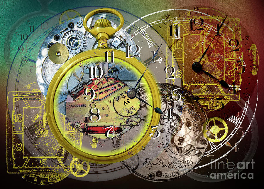 Clockworks Digital Art by Anthony Ellis