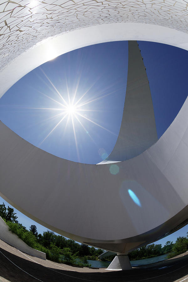 Clockworks -- Sundial Bridge at Turtle Bay Exploration Park in Redding, California Photograph by Darin Volpe