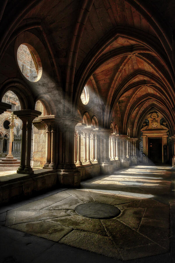 Cloister of the Porto Cathedral Photograph by Micah Offman