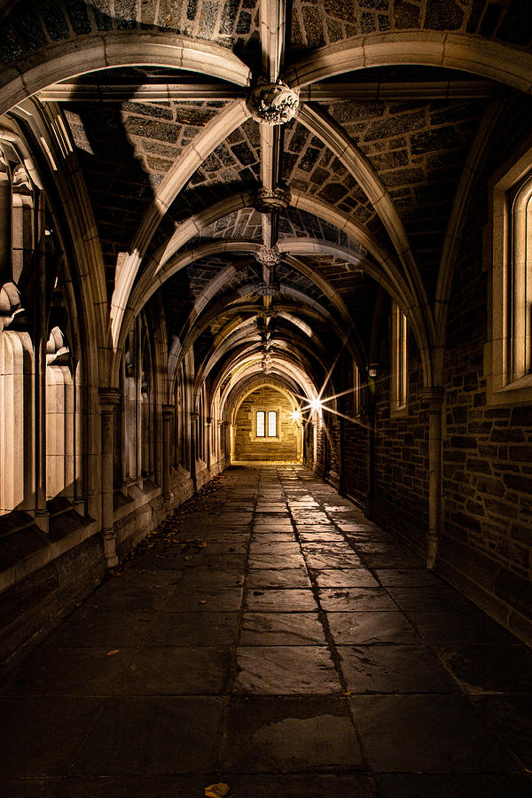 Cloister Vault Hallway Photograph by Kevin Plant