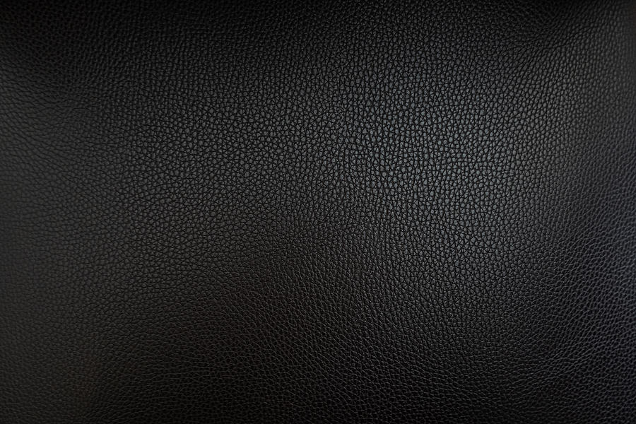 Close up black leather and texture background Photograph by Wilatlak Villette