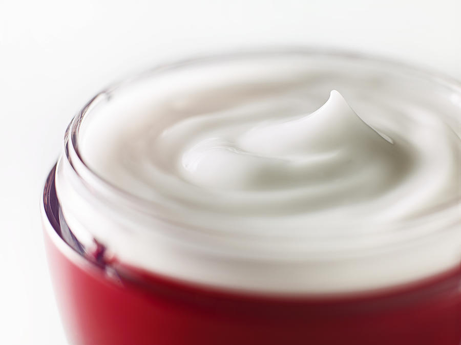 Close up cream in jar Photograph by Stilllifephotographer