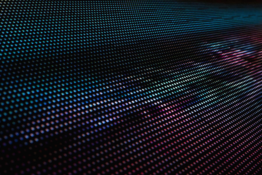 Close-up, full frame of an abstract image on an LED display Photograph by Ralf Hiemisch