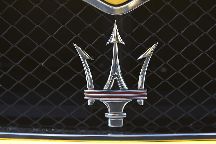 Close Up Hood Ornament Maserati Automobile Photograph by DenGuy