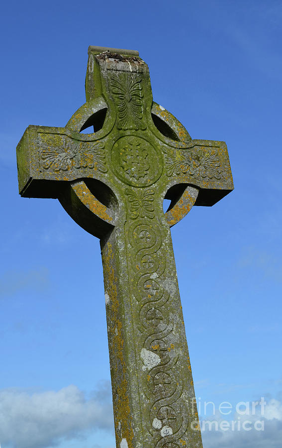 Close Up Look at a Celtic Cross in Ireland Photograph by DejaVu Designs ...