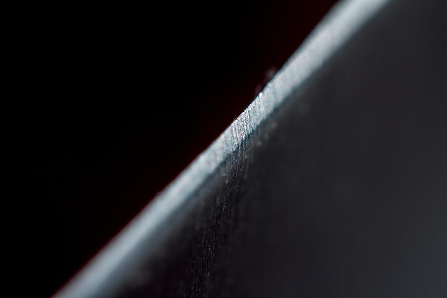 Close-up of a knife edge Photograph by Joao Paulo Burini