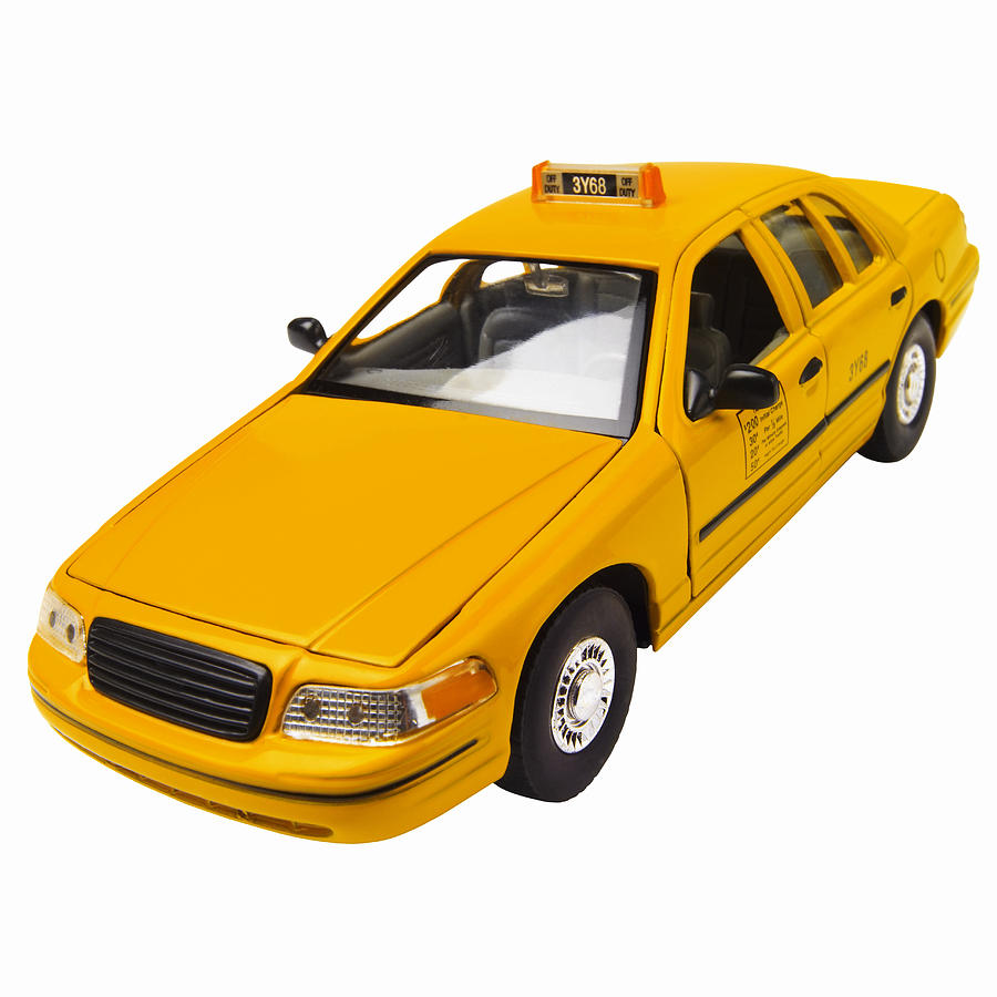 Close up of a model New York taxi car Photograph by Stockbyte