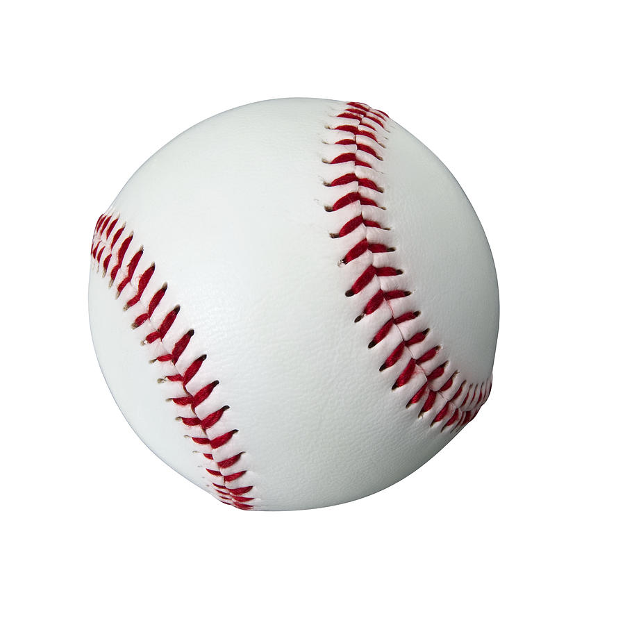 Close up of an American baseball ball Photograph by Stockbyte