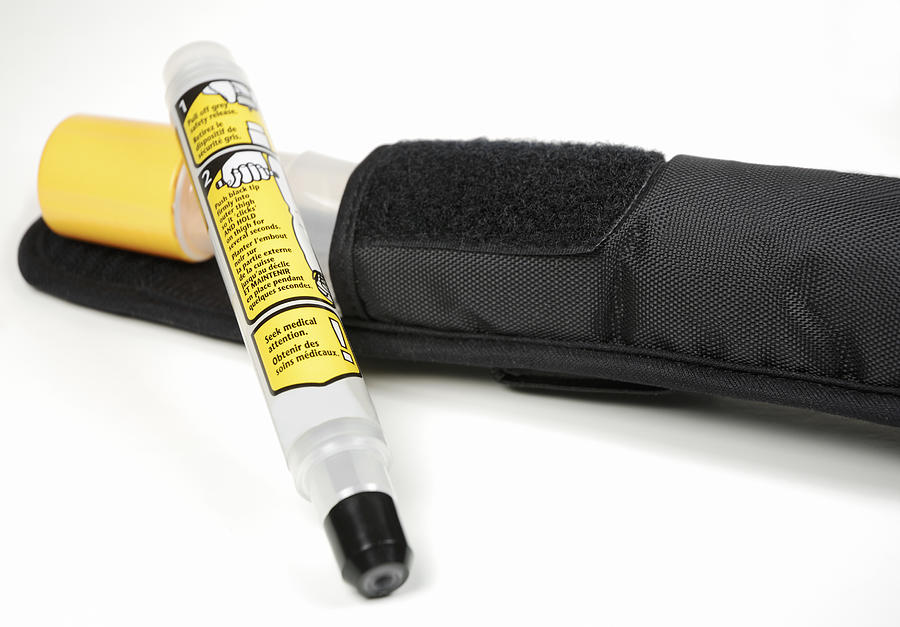 Close up of an epinephrine injector for allergic reactions Photograph by Matsou