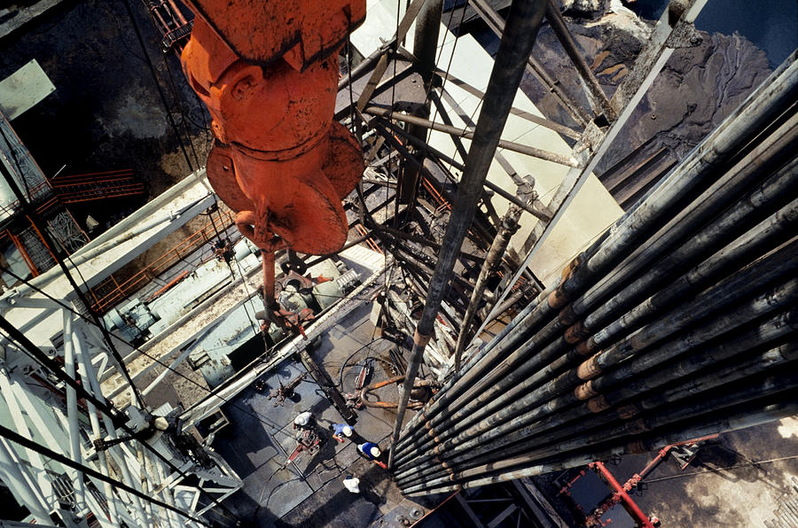 Close-up of an oil drill in the oil industry Photograph by FabioFilzi