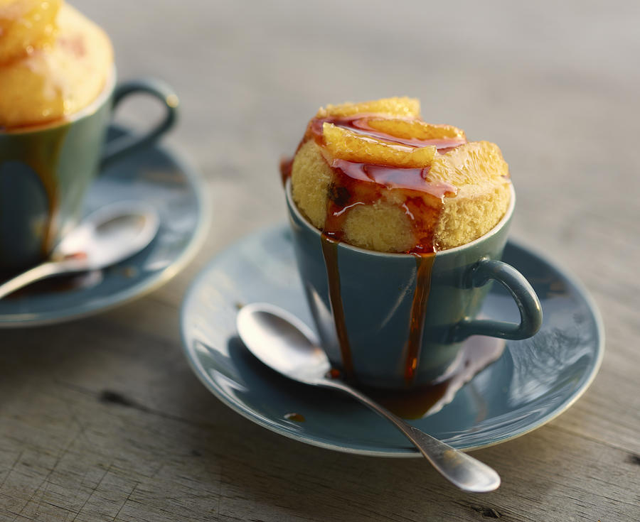 Close up of baked dessert in cup Photograph by Tim Macpherson