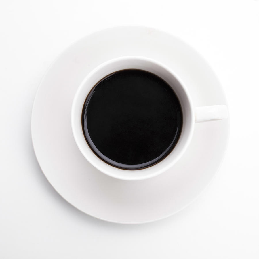 Close up of cup of black coffee Photograph by Lumina Images