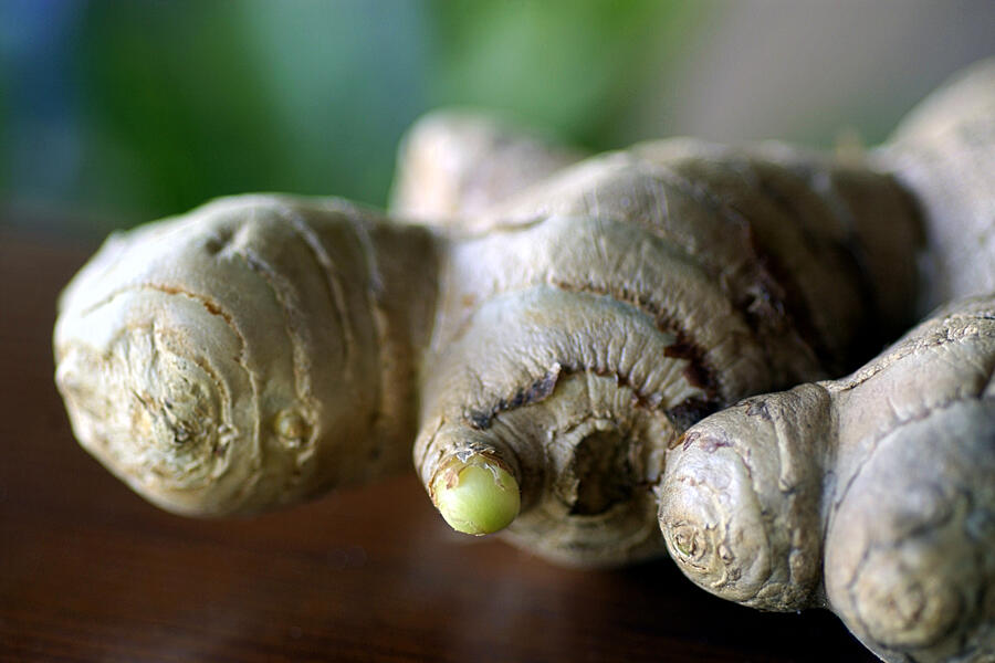 Close-up of ginger root Photograph by Thinkstock Images