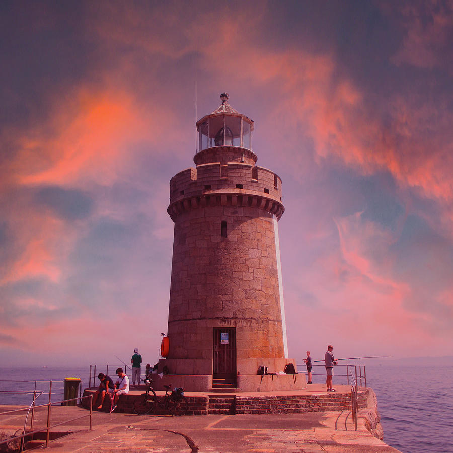 Close up of Guernsey Lighthouse Photograph by Ann Biddlecombe - Fine ...