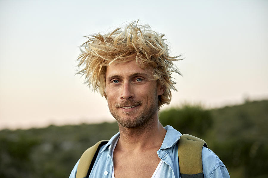Close-up of hiker with messy hair Photograph by Nomad