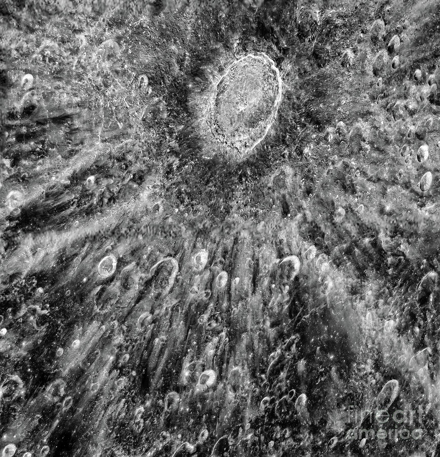 Close Up of Moon Crater Tycho  Photograph by M G Whittingham
