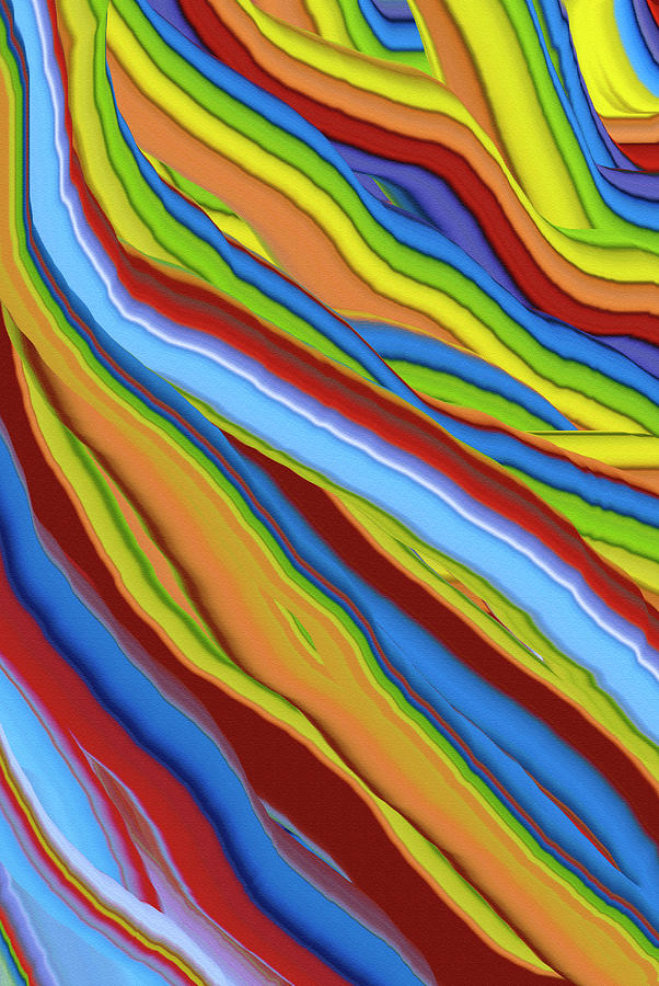 Close Up Of Multi Color Playful Funny Background Photograph by Severija Kirilovaite