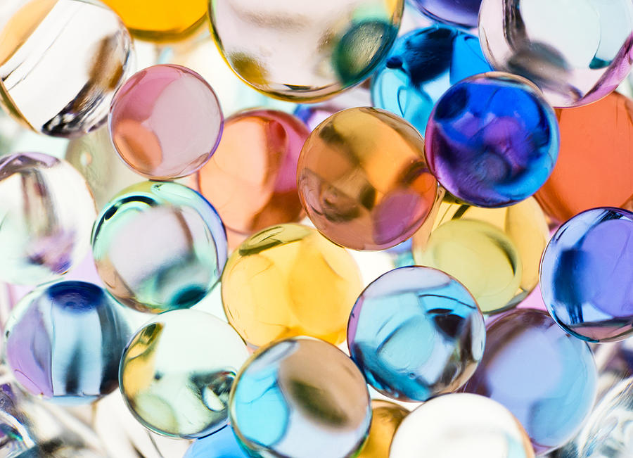 Close-up of multi-colored balls Photograph by PM Images