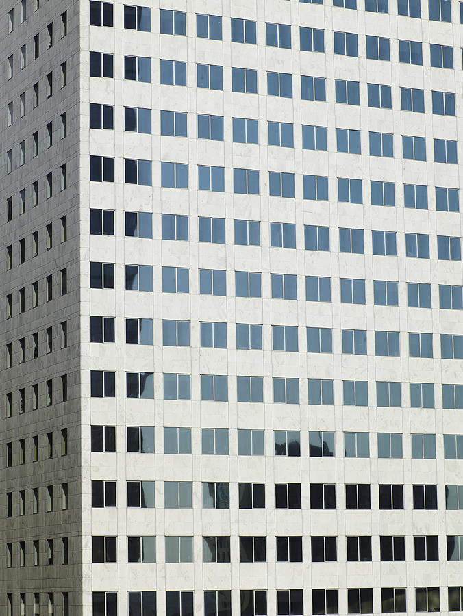 Close up of office building Photograph by Ryan McVay
