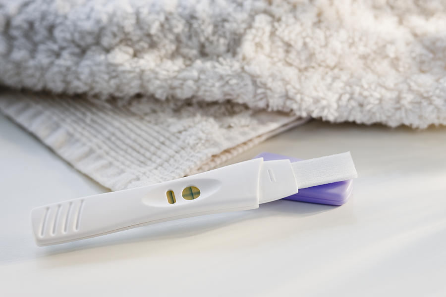 Close up of pregnancy test Photograph by Tetra Images