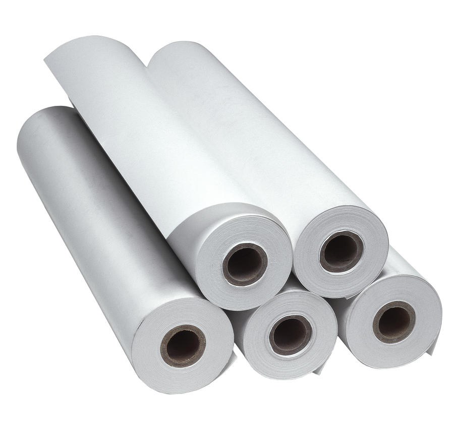 Close-up Of Rolls Of Fax Paper Photograph by Stockbyte