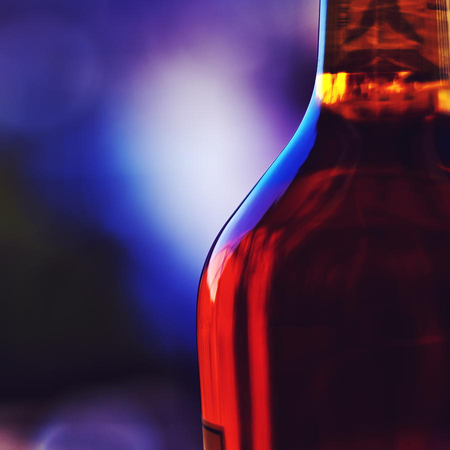 Close-Up of Scotch Bottle Photograph by Maurizio Siani